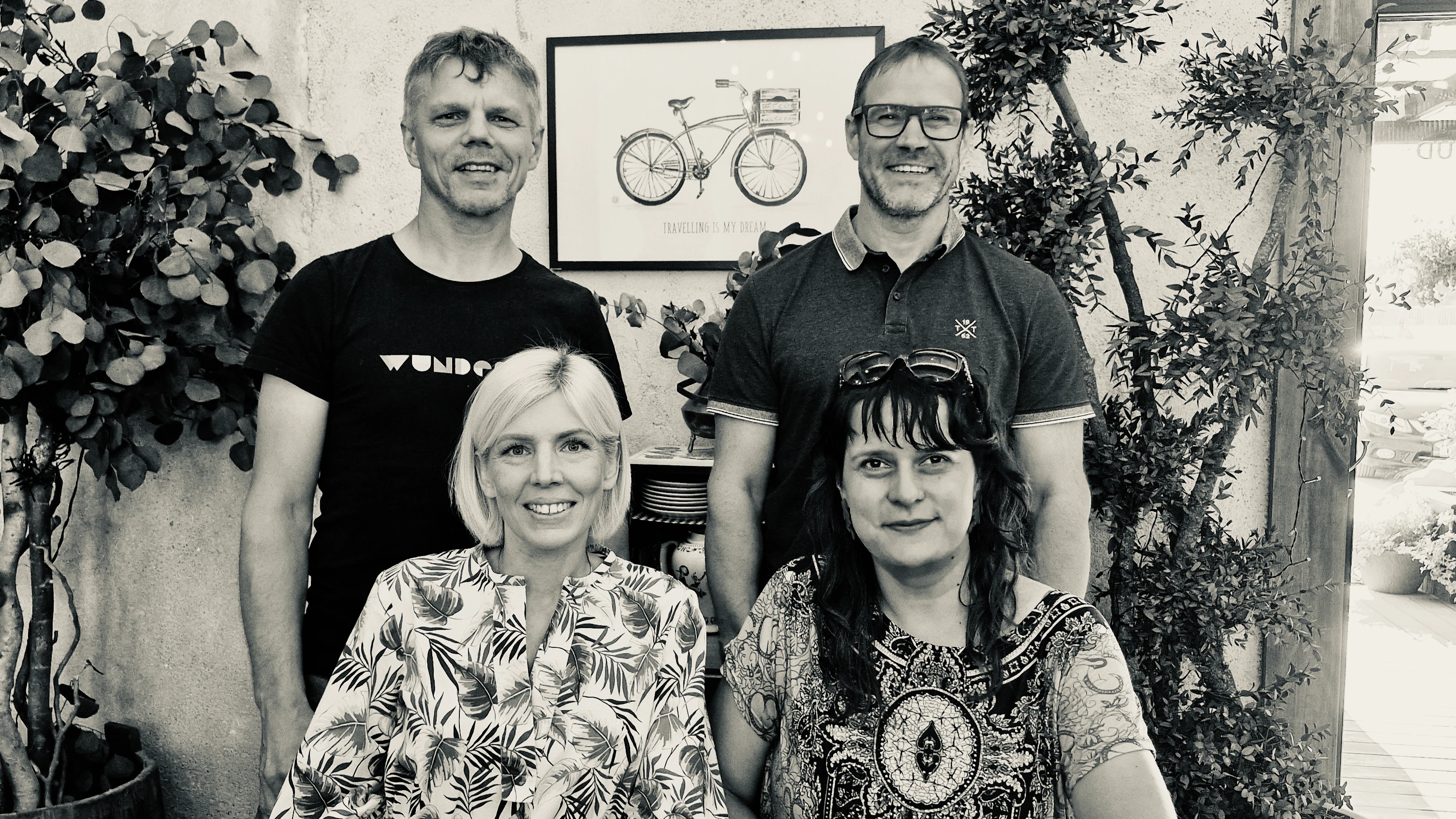 Pildil: Fraktsiooni Kohalikud liikmed Kaire Veinthal, Diana Poudel, Tormi Tabor ja Raido Ingerainen.