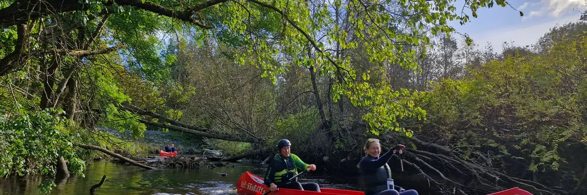 Kanuumatkajad Vääna jõel. Foto: Tormi Tabor