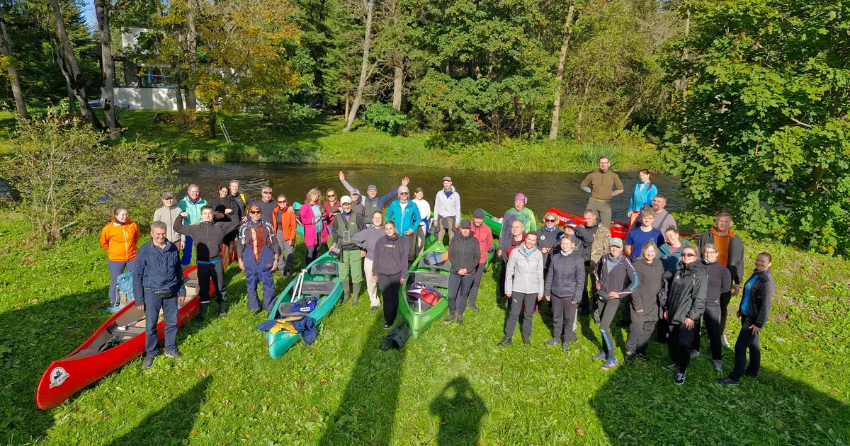 Hüüru mõis - kanuumatka lõpp-punkt