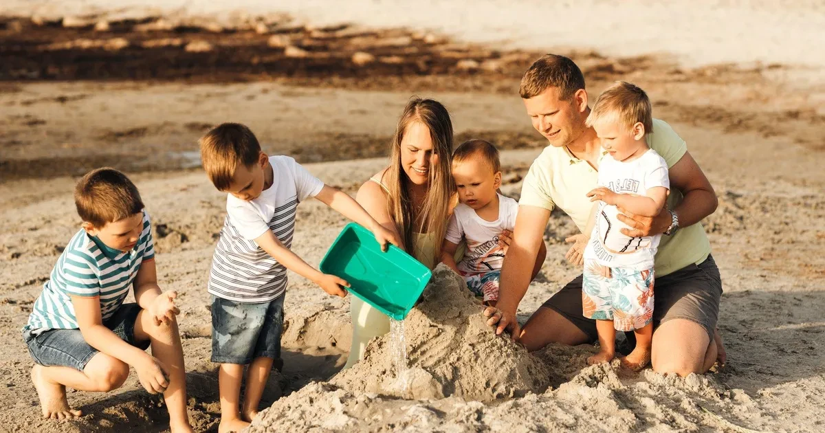 Getter Salus koos oma perega