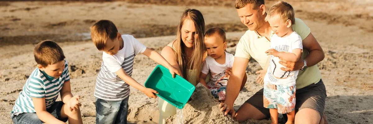 Getter Salus koos oma perega