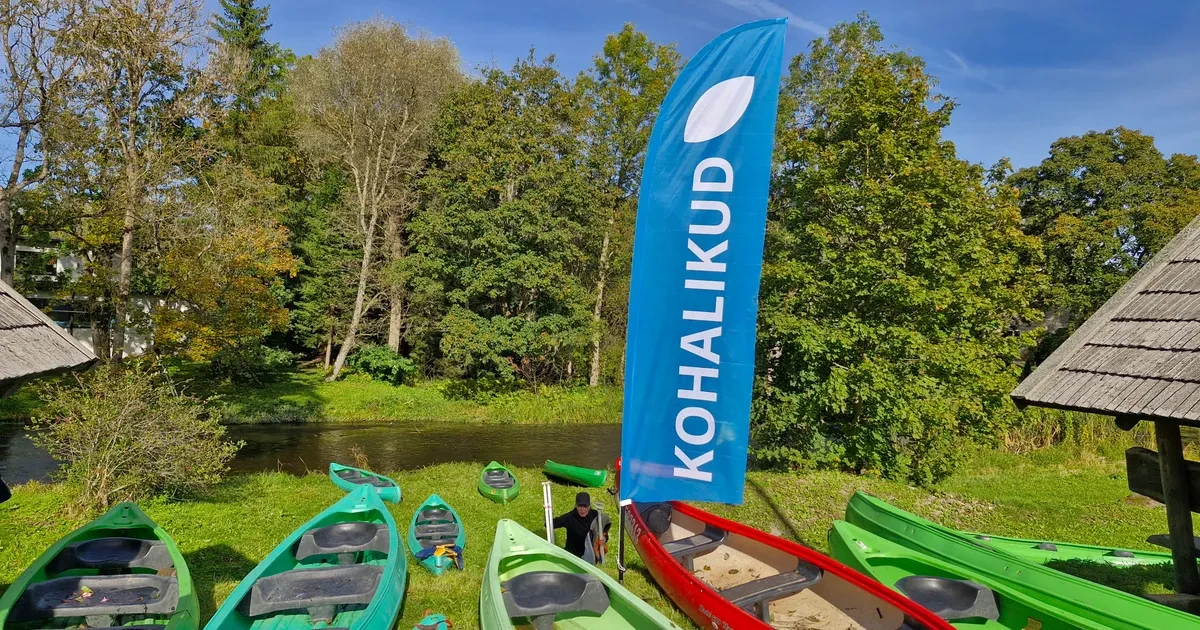 Kohalikud valimisliit kanuumatkajad Vääna jõel