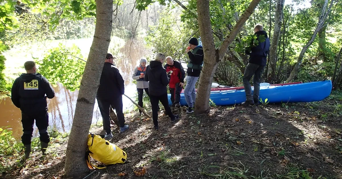 Kanuumatkajate puhkepaus Telliskople kinnistul