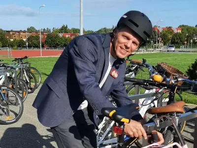 Laagri Kooli rattaparkla