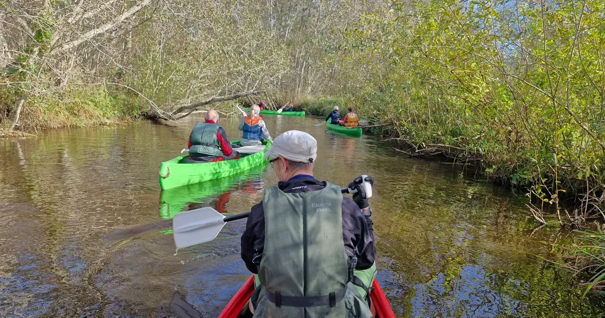 Vääna jõgi kanuumatkajate veetee