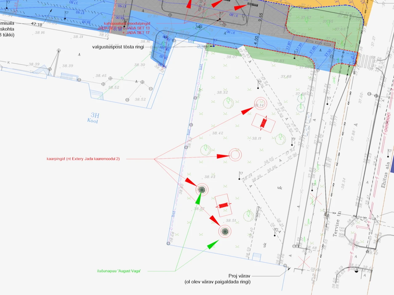 Laagri Kooli väliterritooriumi projekti väljavõte