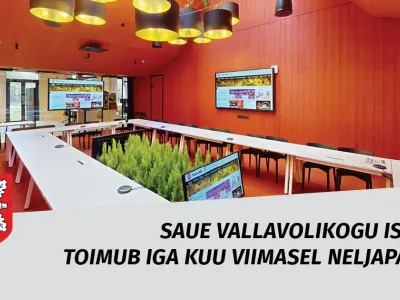 Saue Vallavolikogu istung toimub kolmapäeval, 29.04 algusega kell 14 Saue vallamajas.